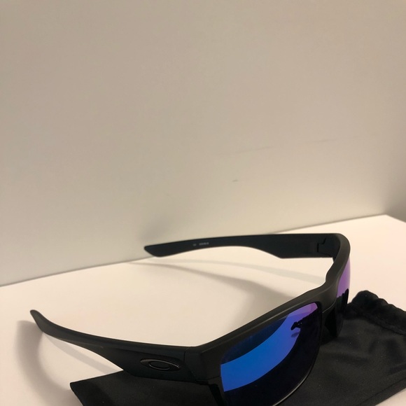Oakley two face sunglasses sapphire prizm lenses - Picture 1 of 2